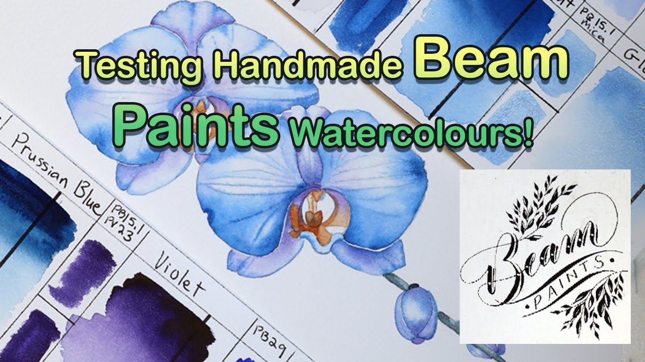 Testing Beam Handmade Watercolors For The First Time! Beam Paints Review