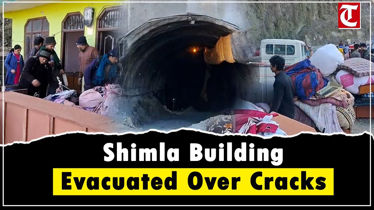 Shimla Building Evacuated After Cracks Appear Amid Four-Lane Construction Work in Chalaunthi
