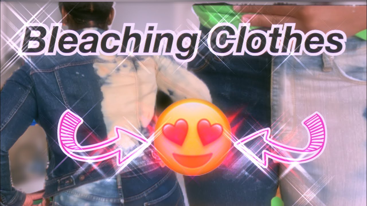 Bleaching our clothes😱! || How to and Showcase