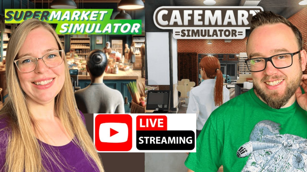 LIVE! Supermarket Simulator og Cafemart!