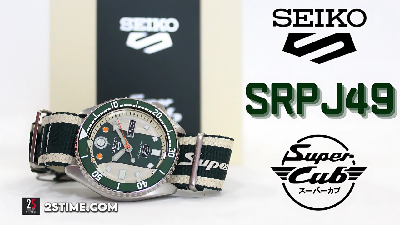 SEIKO 5 Sports SRPJ49 HONDA SUPER CUB Limited
