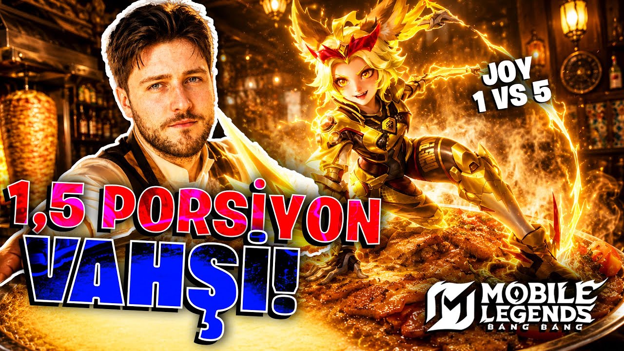 1VS5 VAHŞİ ATTIM - JOY VAHŞİ ATTIRAN BUİLD - Mobile Legends