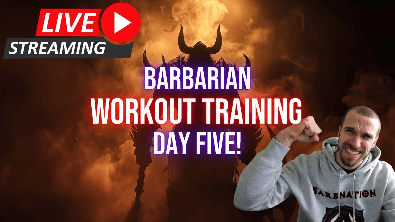 Barbarian workout Day 5! #fitness #barbarian