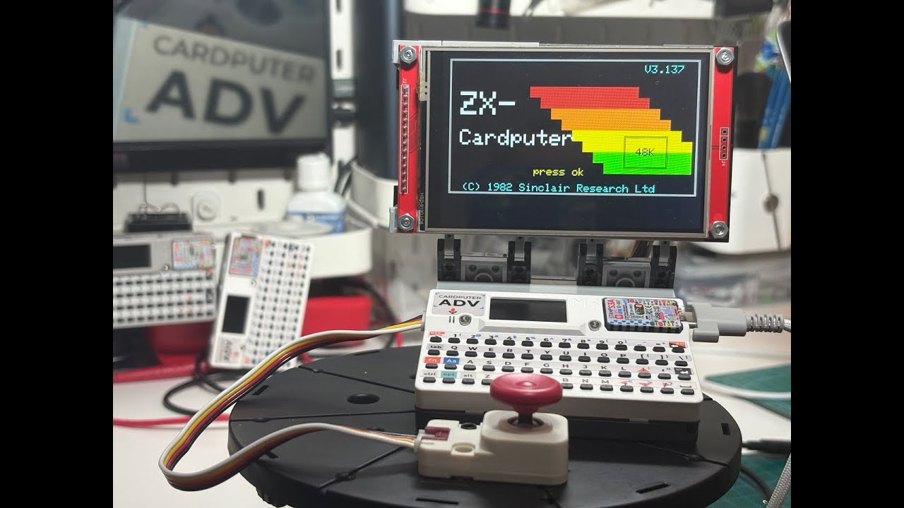ZX Spectrum Emulator on M5Stack Cardputer-Adv | External ILI9488 Display | Project Overview