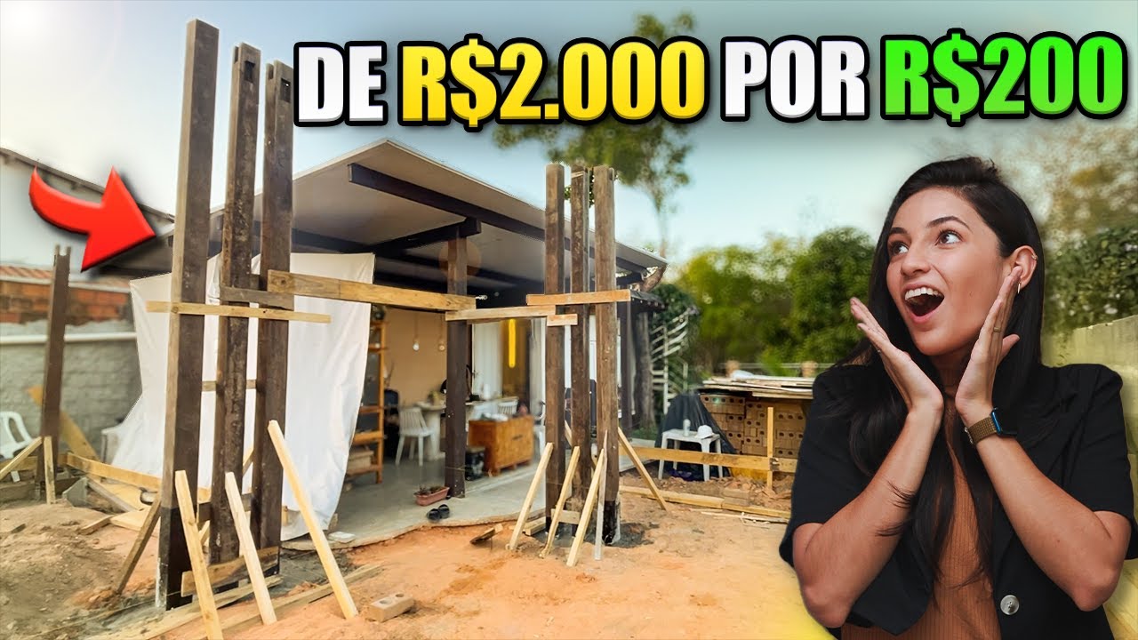 MADEIRA OU CONCRETO ? ECONOMIZE ATÉ +55% COM ESSA TROCA SIMPLES [ 4.Pilares Madeira - OBRA 2023 ]
