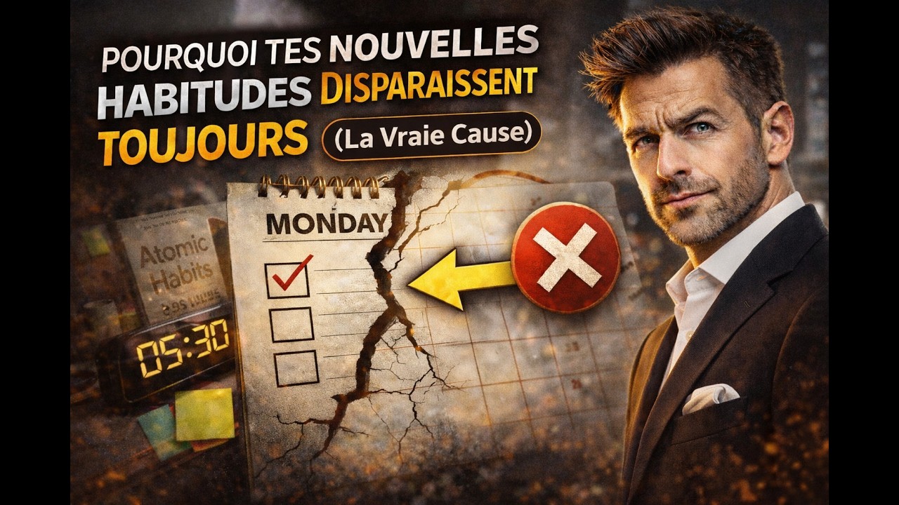 Pourquoi Tes Nouvelles Habitudes Disparaissent Toujours (La Vraie Cause)