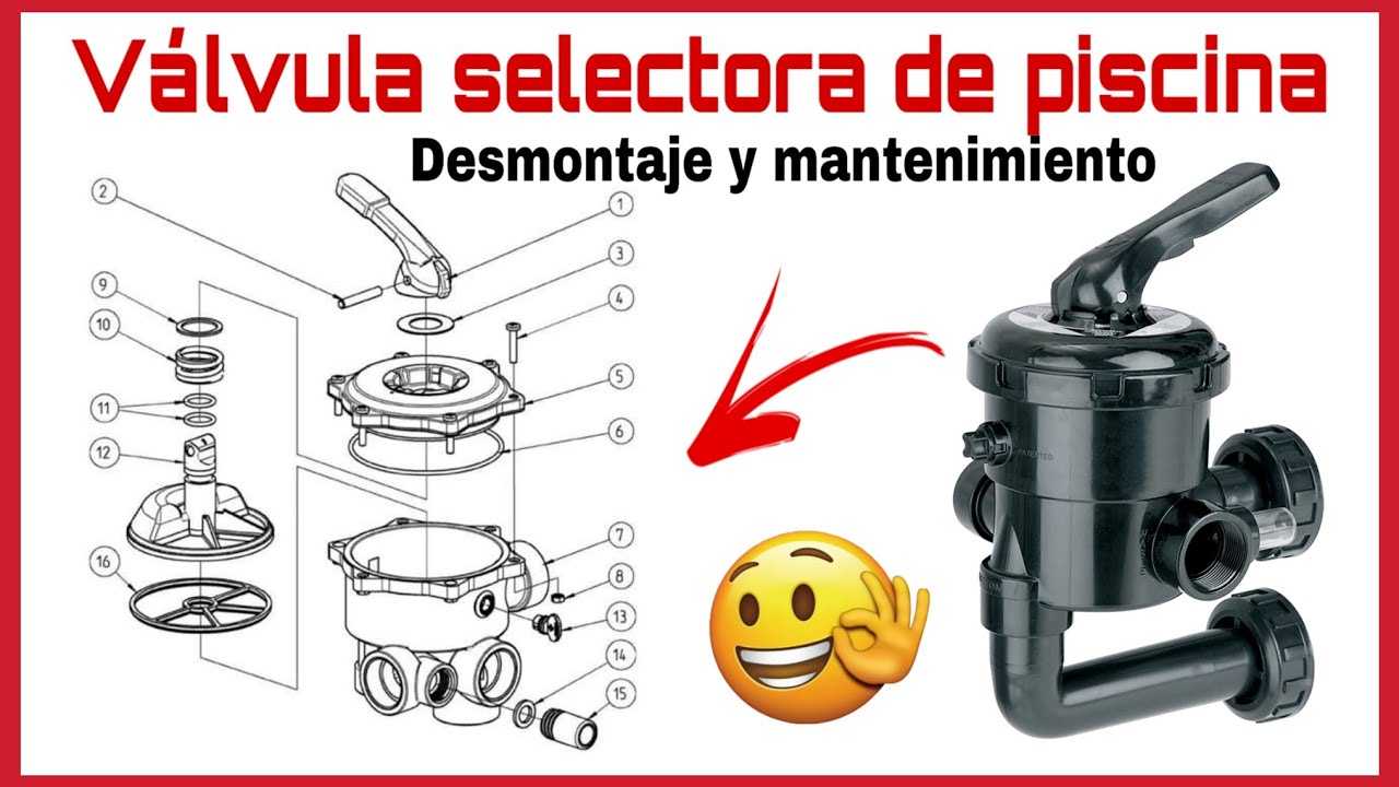 MANTENIMIENTO DE UNA VÁLVULA SELECTORA (6 VÍAS) DE PISCINA