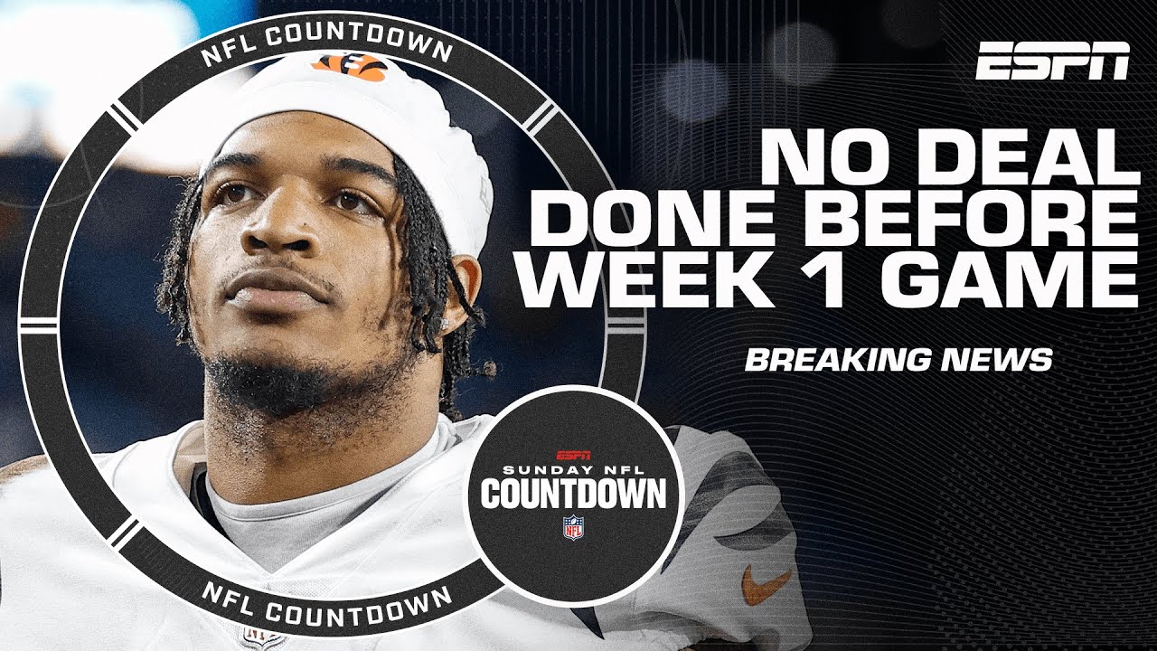 Ja&rsquo;Marr Chase WILL NOT get a deal done before Patriots game - Adam Schefter | Sunday NFL Countdown
