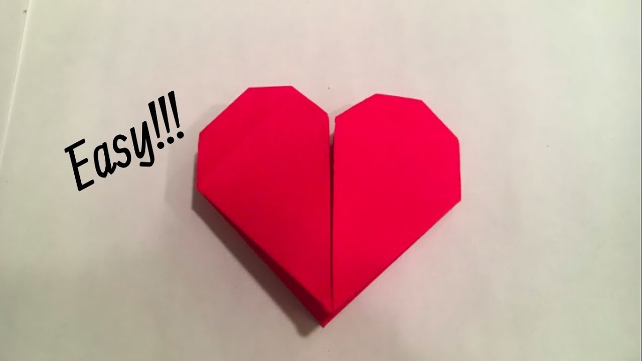 How to make an Easy Origami Heart