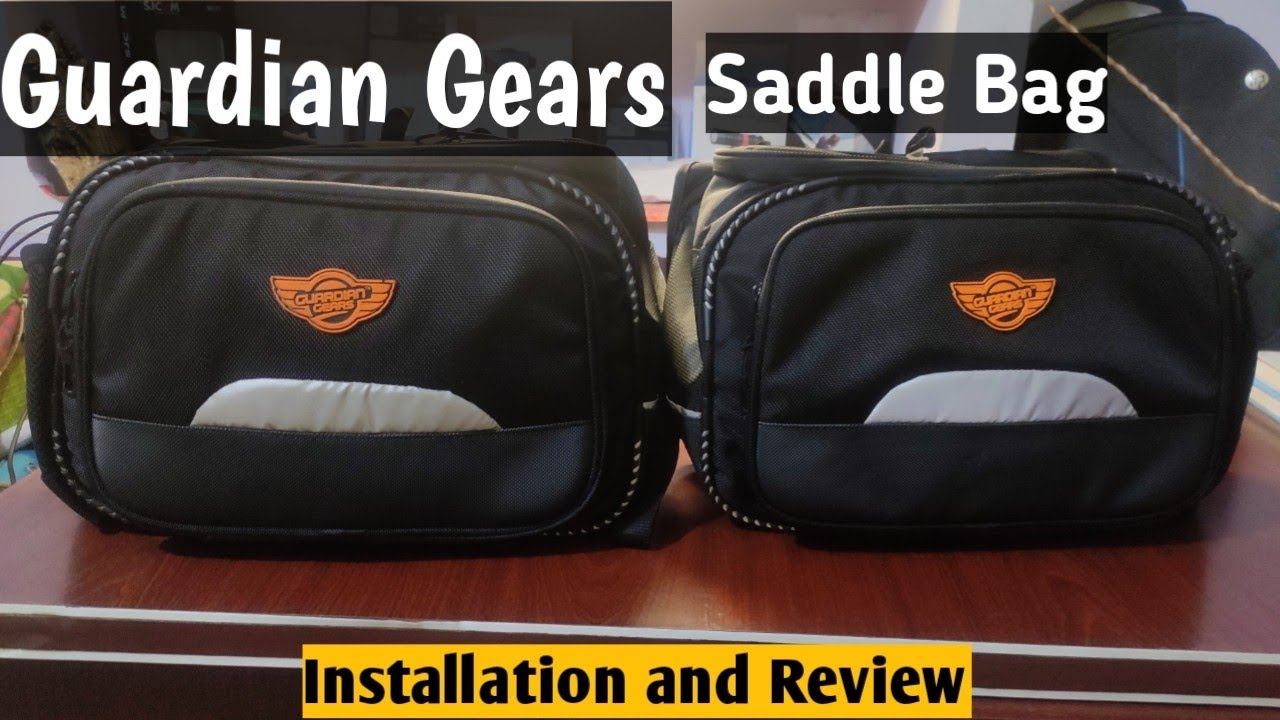 Guardian Gears Saddle bag | Saddle Bag Installation and Review in Pulsar