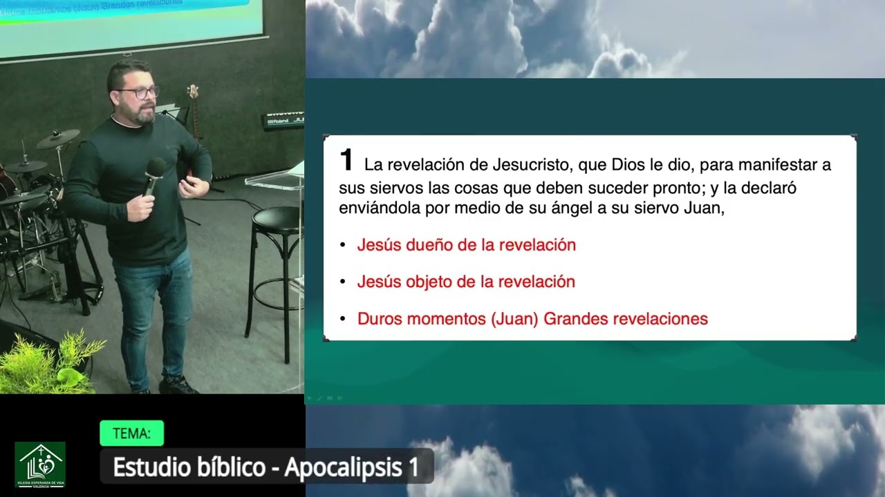 Estudio bíblico - Apocalipsis 1# Pr. Ahmed Jiménez # 14/01/2026