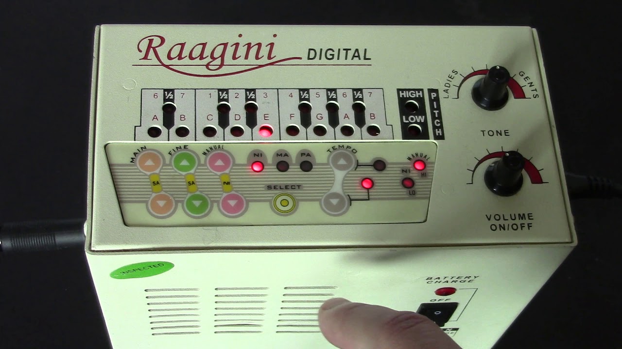 Raagini Digital Electronic Tanpura Indian Drone Machine Sitar