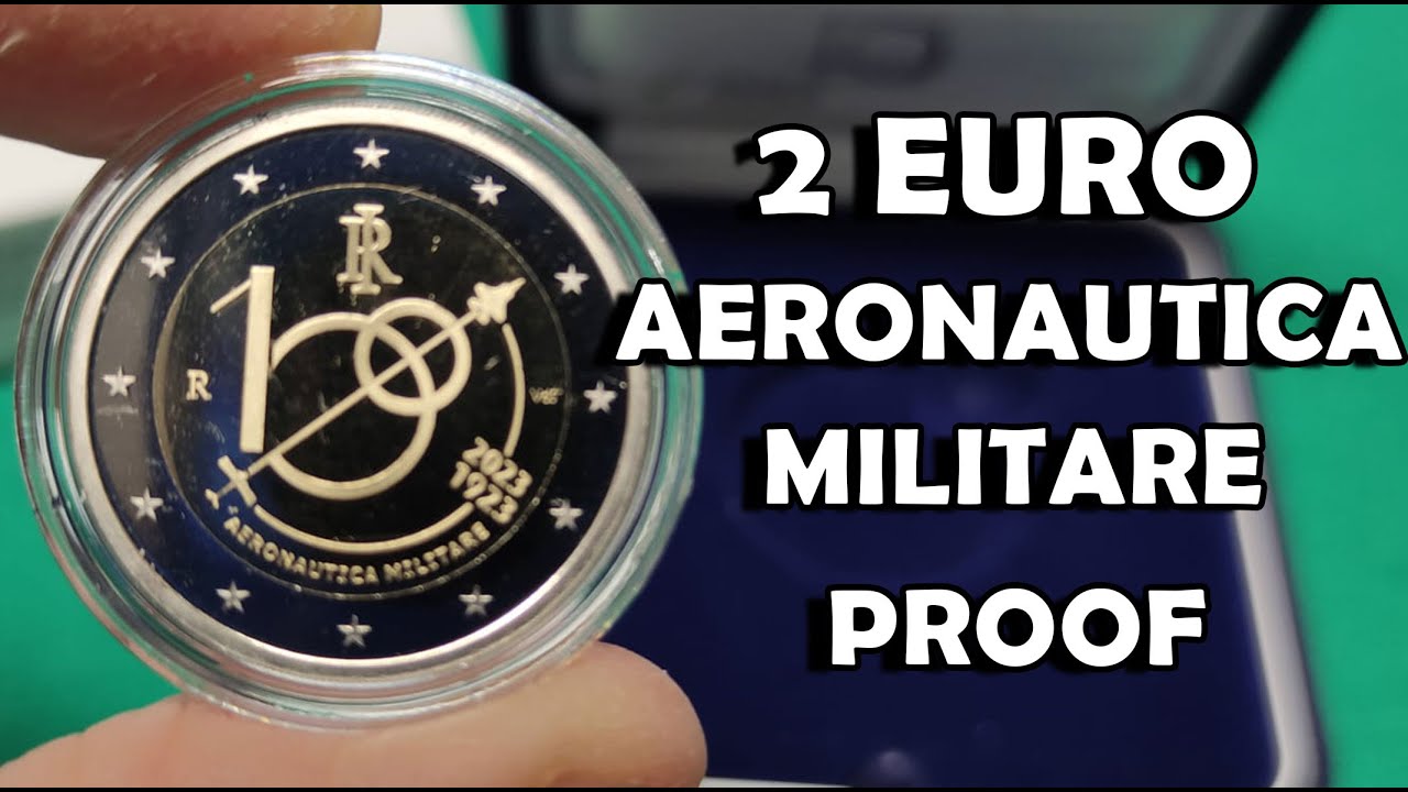 2 Euro Aeronautica Militare - Italia 2023 - Moneta Proof - Quanto Vale? Valore della Moneta