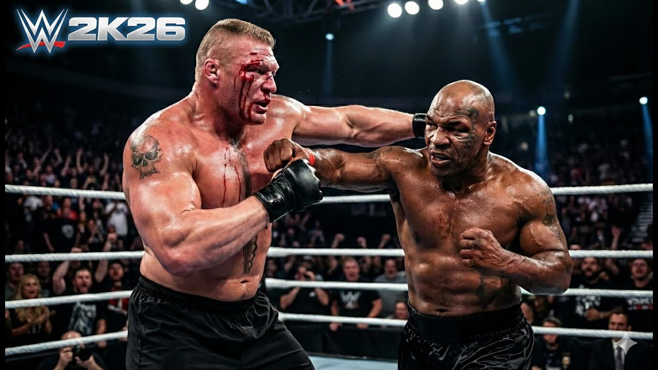 Mike Tyson vs Brock Lesnar😮‍🔥 – The Most Brutal WWE 2K26 Match Ever PART I