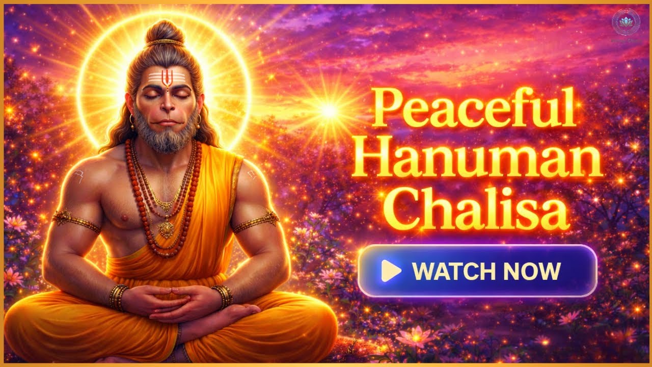 हनुमान चालीसा  | Hanuman Chalisa Healing Version | Soothing Mantra for Peace & Protection