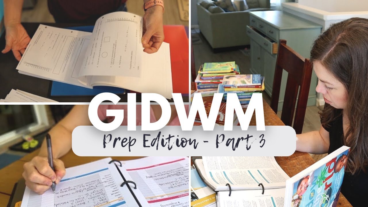 Get It Done With Me: New Year Prep I Planner, Kids Work Binders, Sonlight Instructors Guide Pre-read