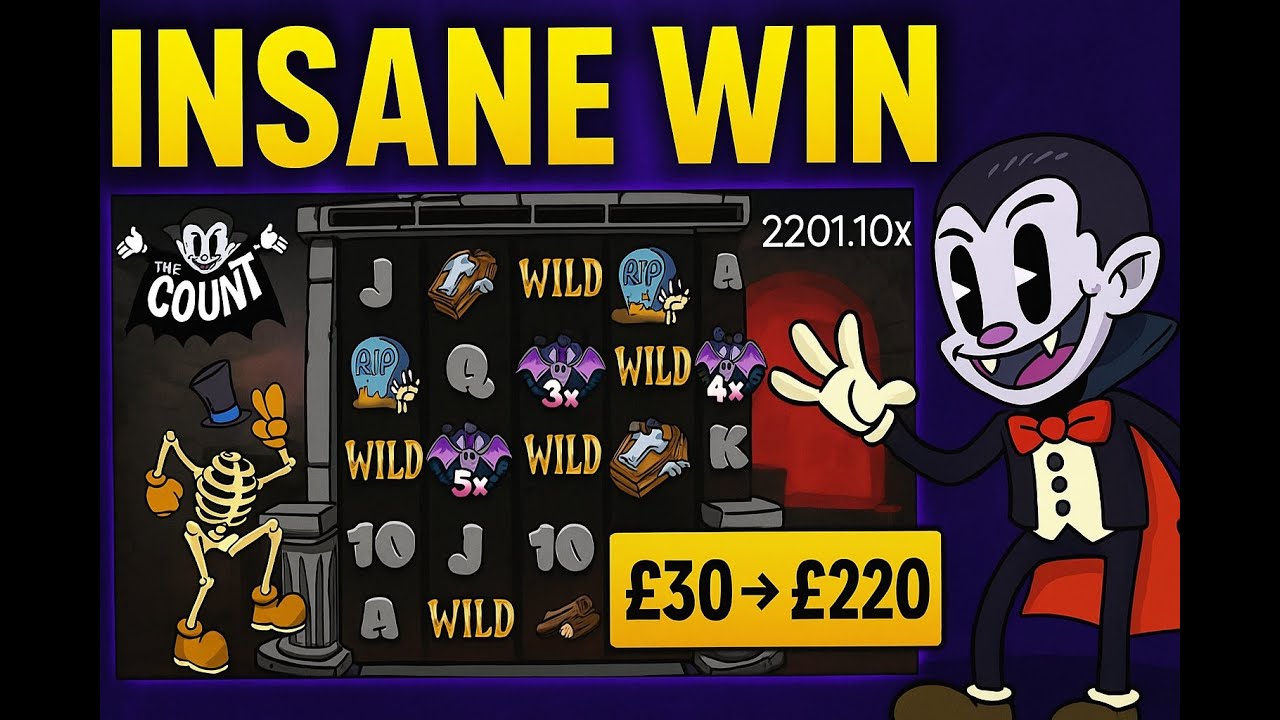 INSANE WIN on The Count Slot! My Biggest Jackpot EVER!