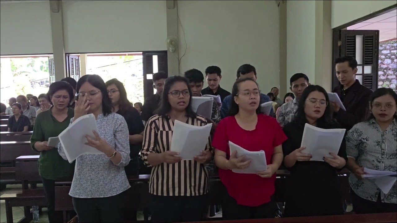 Persembahan Hati | Tugas Koor Senandung Kasih di Gua Maria Kaliori, Banyumas