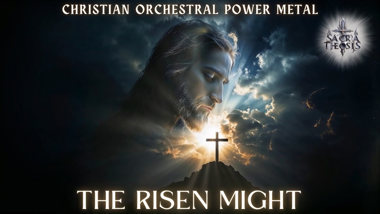 Sacra Theosis - The Risen Might (Lyric Video) | Christian Orchestral Power Metal
