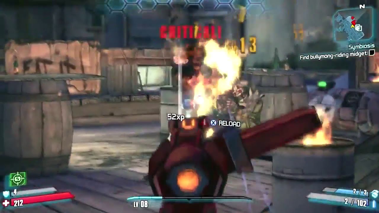 Симбиоз: Найди карлика верхом на буллимонге | Borderlands 2 | Прохождение, Геймплей, Без коммента...
