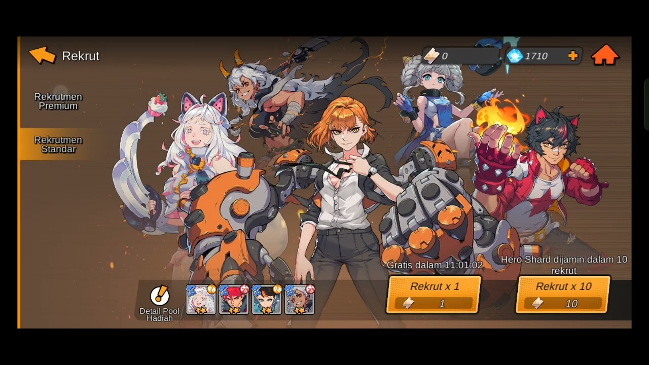 [CAPTOR CLASH] Mencoba gacha 34x di game ini,akankah dapat Hero Tier S!!!