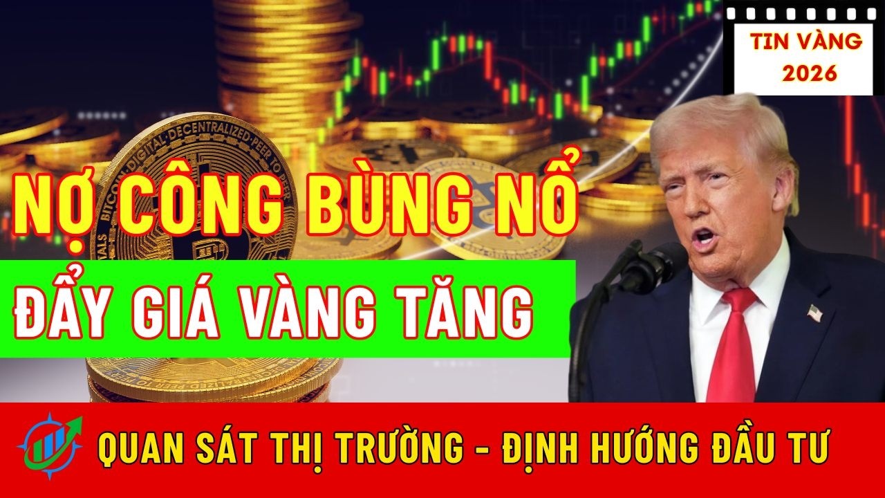 Nợ công bùng nổ đẩy giá vàng|Hướng Đầu Tư