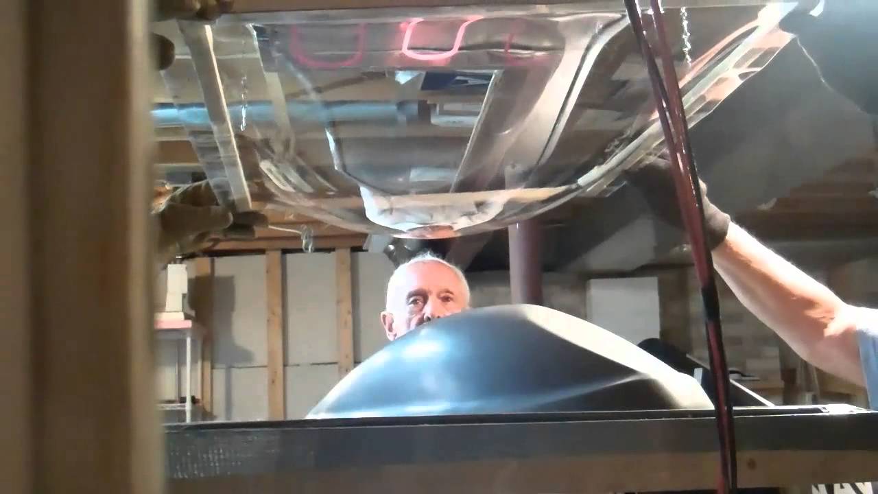 Quarter scale Panther Canopy vacuu-forming May 18 2013