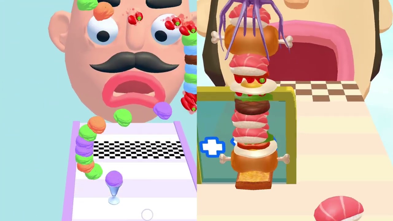 Sandwich Runner Vs Stacky Ice Cream Runner - Gameplay Walkthrough Android IOS - All Level Max Tiktok