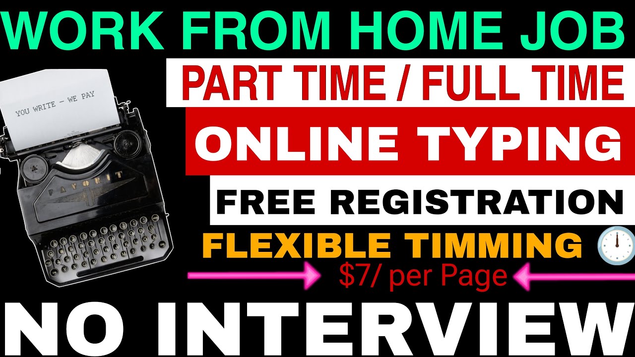 Earn Money Online with Simple Typing Jobs! | Work from Home, No Interview Needed