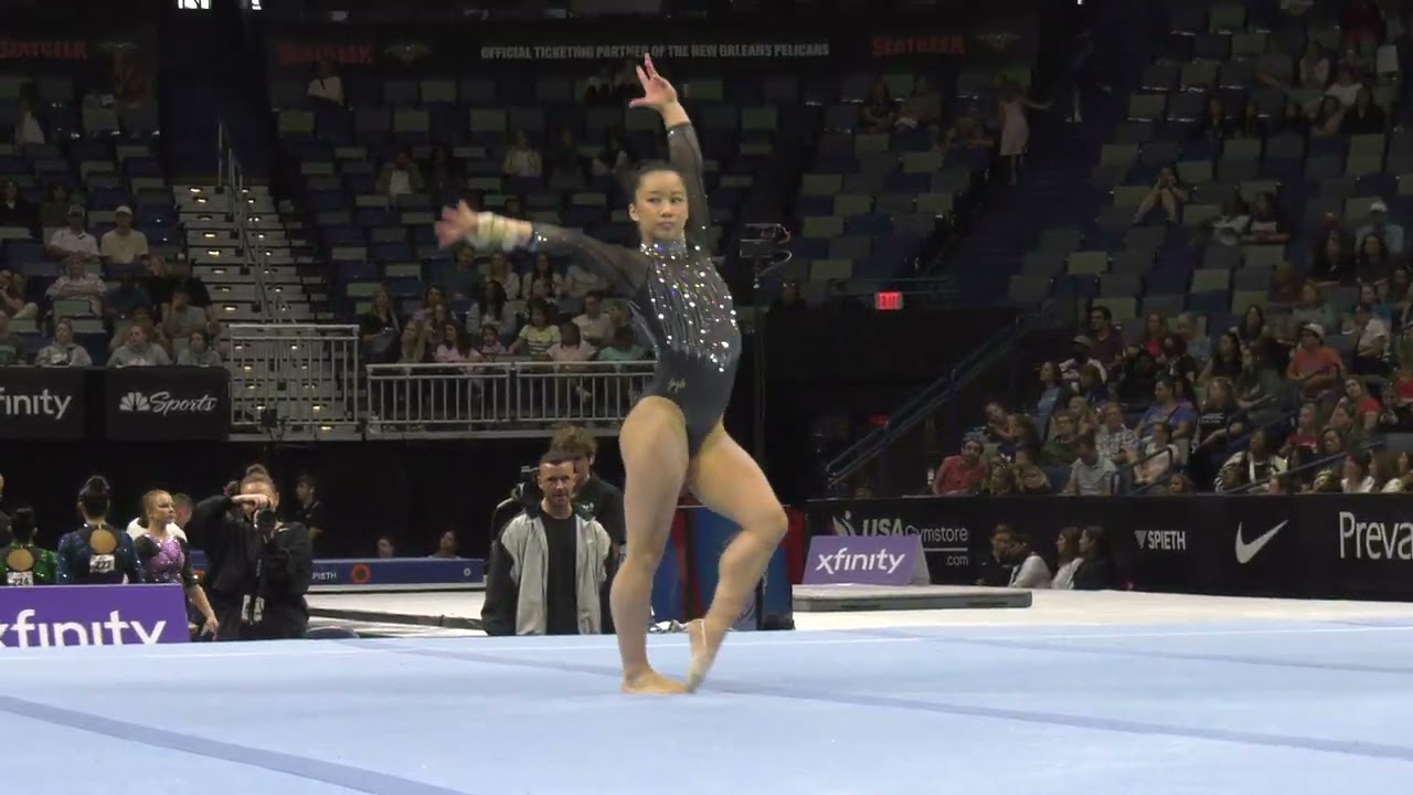 Jayla Hang | Floor Exercise | 2025 Xfinity U.S. Championships | Senior Women Day 2