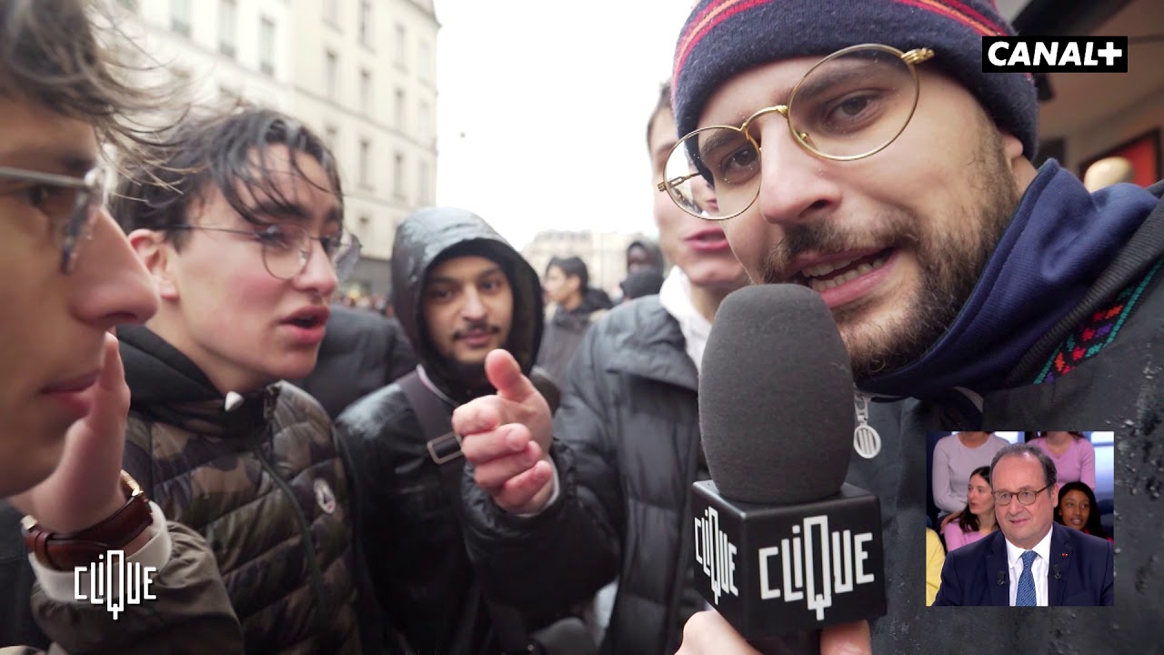 Le JT de la street de Hakim Jemili : Sp&eacute;cial Fran&ccedil;ois Hollande  - Clique - CANAL+