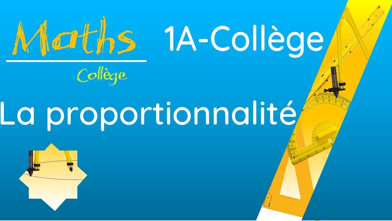 La proportionnalité