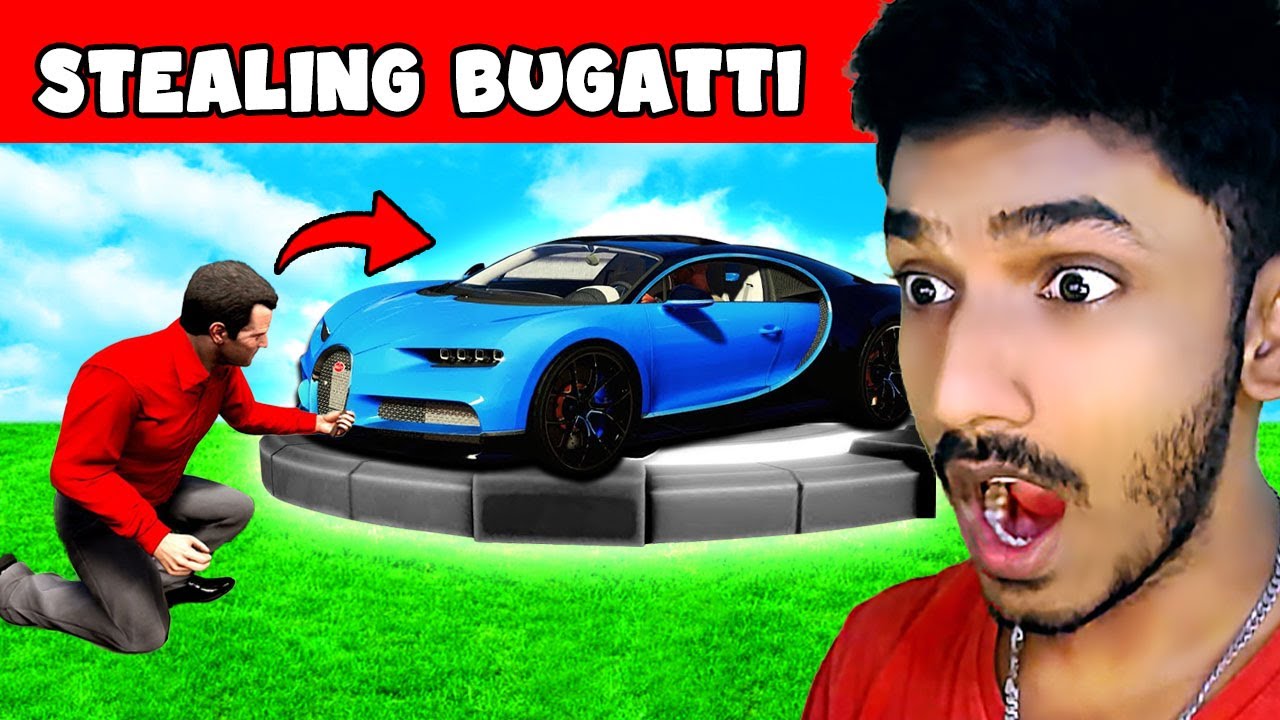 Tharamana sambhavam in GTA5 - Stealing Buggati