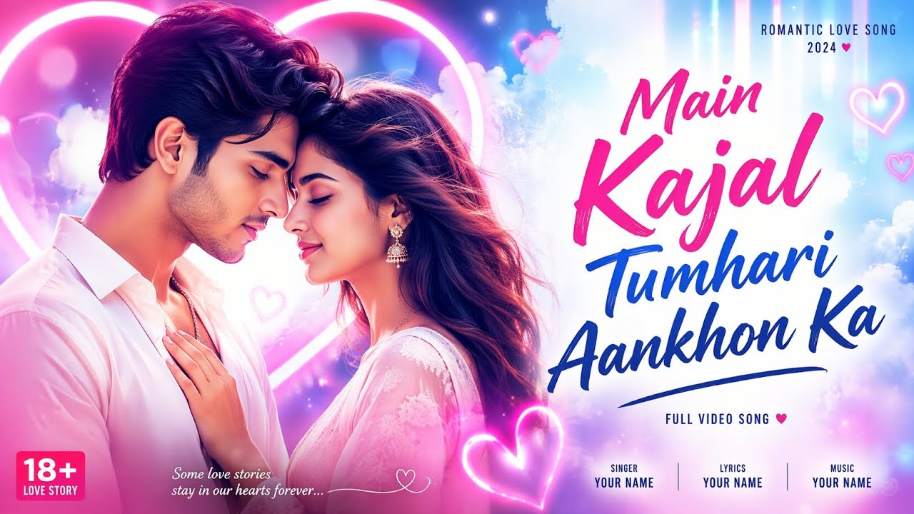 Main Kajal Tumhari Aankhon Ka ❤️ | Romantic Love Song 2026 | Dreamy Bollywood Style Song