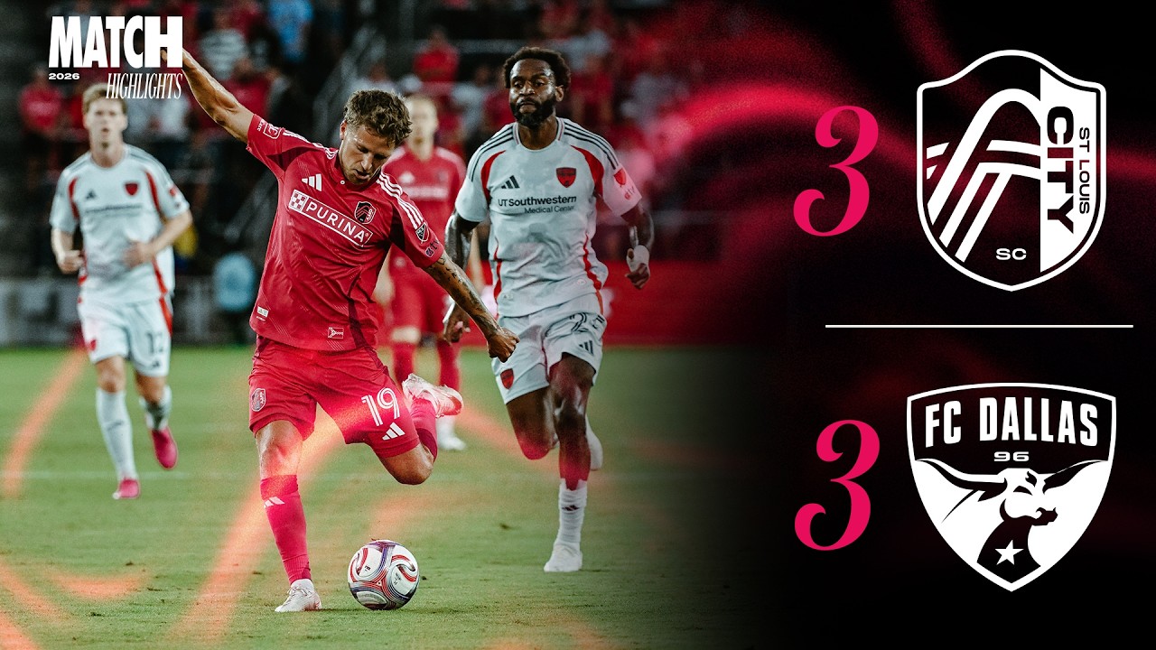 St. Louis CITY SC 3-3  Dallas FC | Match Highlights