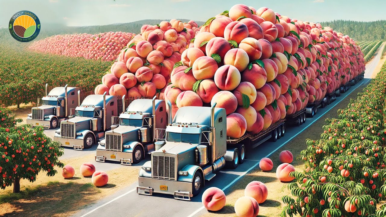 How Japan Farmers Harvest World's Most Expensive Peaches: Processing Factory | Farming Documentary