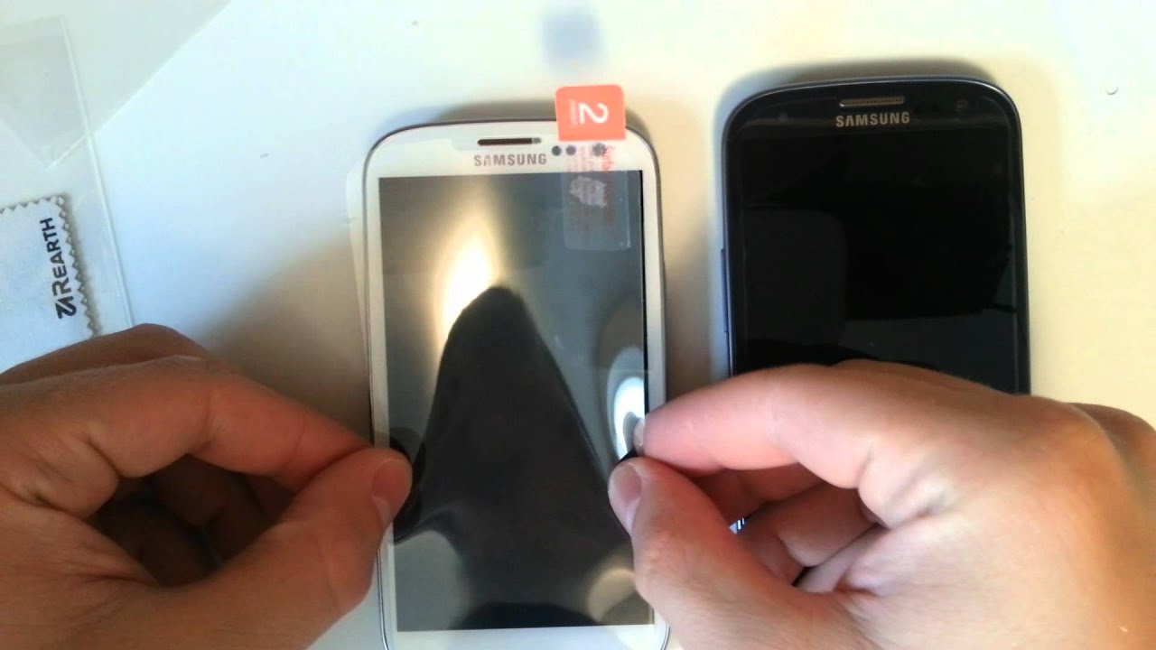 Samsung Galaxy S3 - Screen Protector Roundup and Scratch test