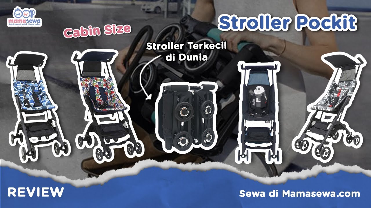 Sewa Stroller Pockit - Stroller Traveling, Cabin Size, Ringan, dan Mudah dilipat | Mamasewa.com