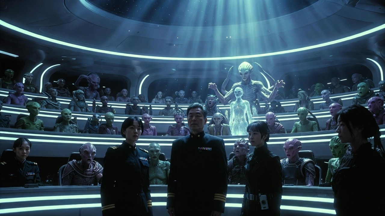 First Alien Contact with Humanity’s Titan-Class Warship Shocks the Galactic Council | HFY Stories |