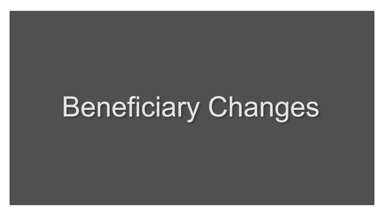 When to Change Your Beneficiary Designation After Retirement
