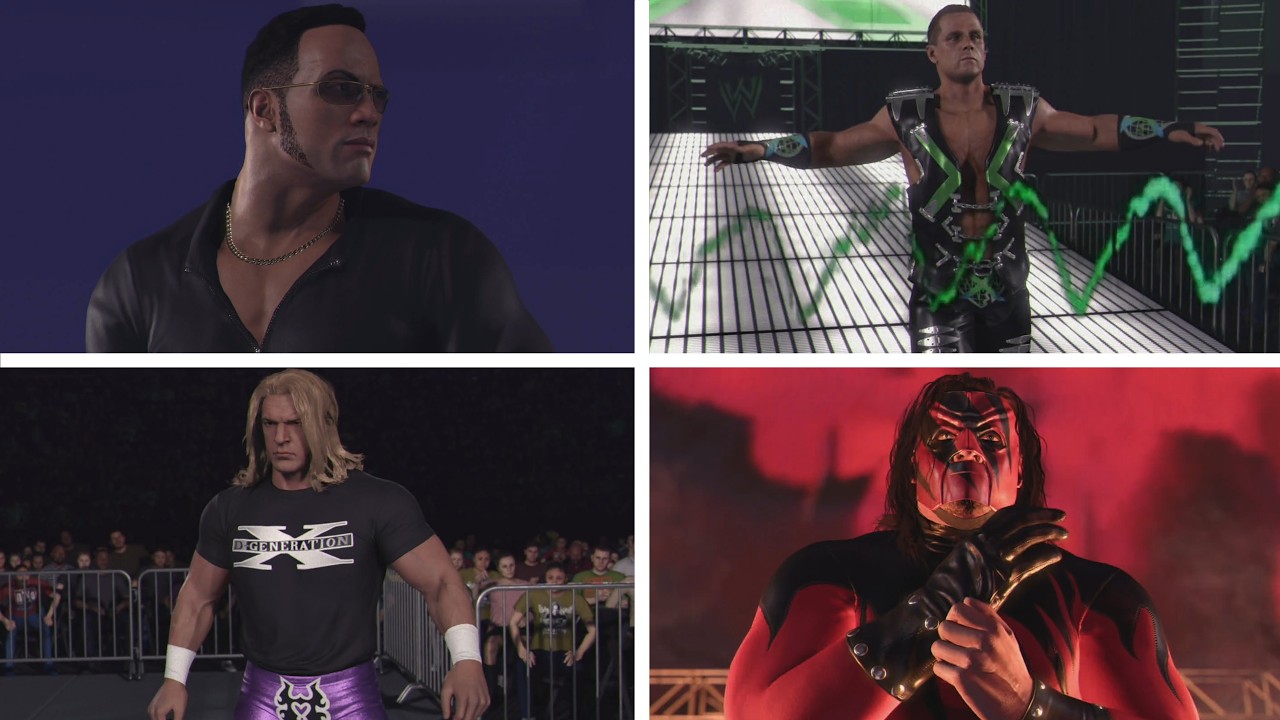 WWE 2K26 DLC Entrances: Triple H 98, Rock 99, Chyna 97, Kane 98, HBK DX & SMH (Attitude Era DLC)