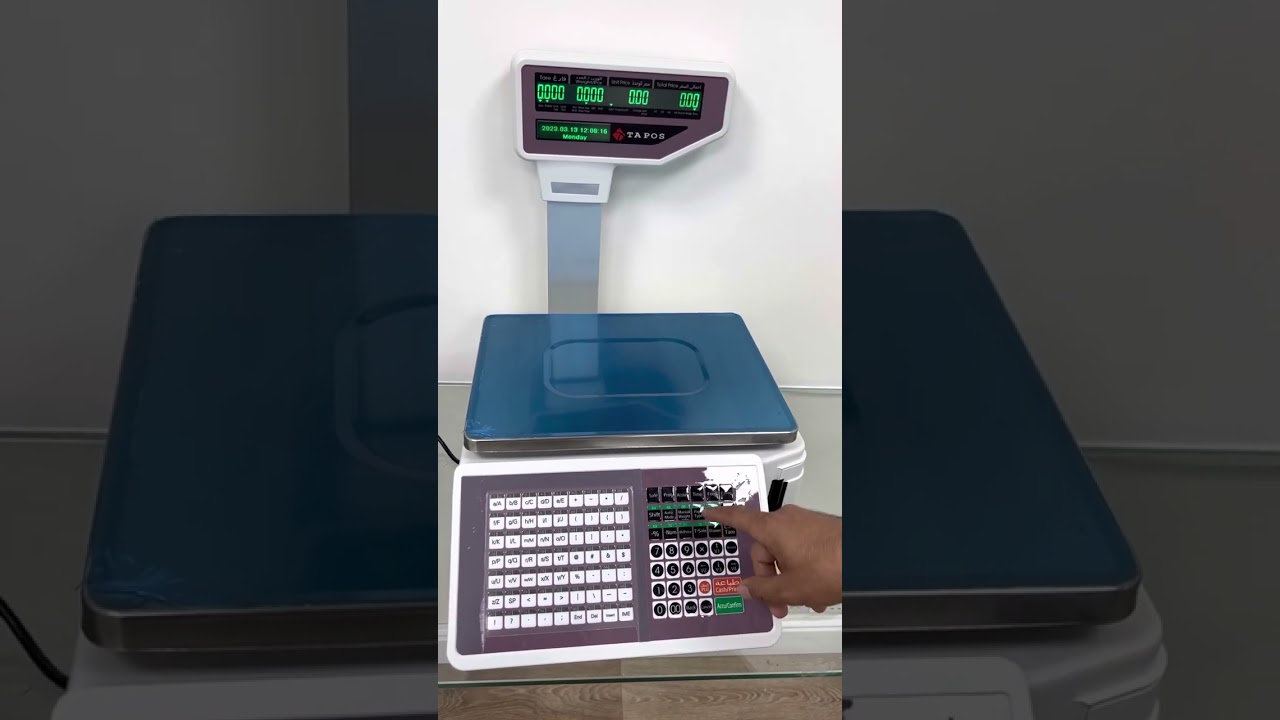 TA-SC30 Barcode label scale ميزان باركود الكتروني