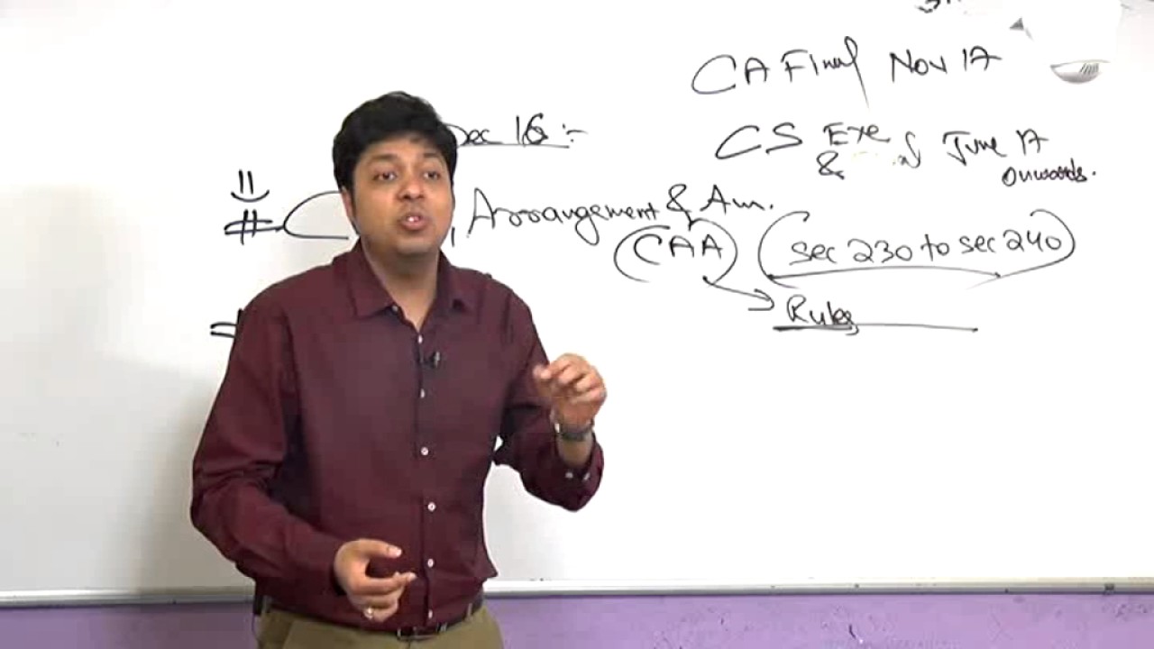 COMPROMISE & ARRANGEMENT 1st cls. For notes click Comp &  Arrangmnt under Downloads@www.mohitedu.com