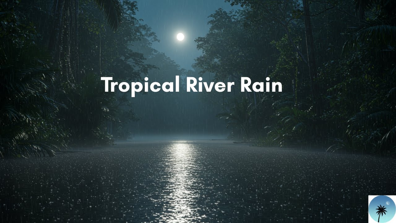 Sleeping Music for Deep Sleeping &bull; Relaxing Rain by the Tropical River