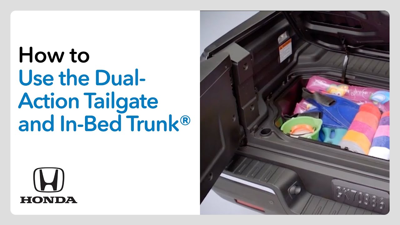How to Use the Dual-Action Tailgate and In-Bed Trunk&reg;