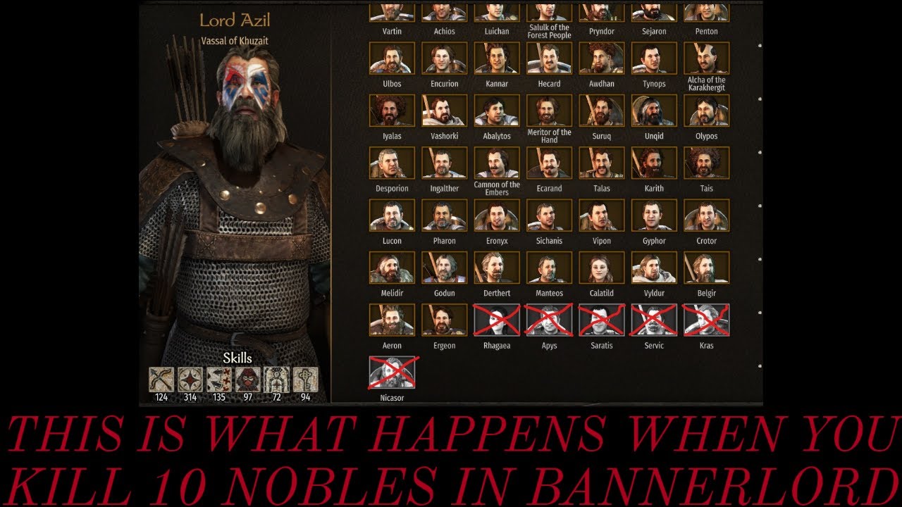 This is What Happens When You Kill 10 Nobles in Bannerlord