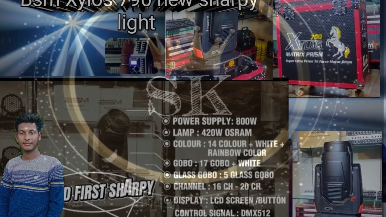 Bsm Xylos 790 sharpy light
