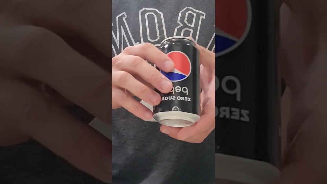 Feat of Strength - Popping Another Pepsi Soda Can With Two Fingers
