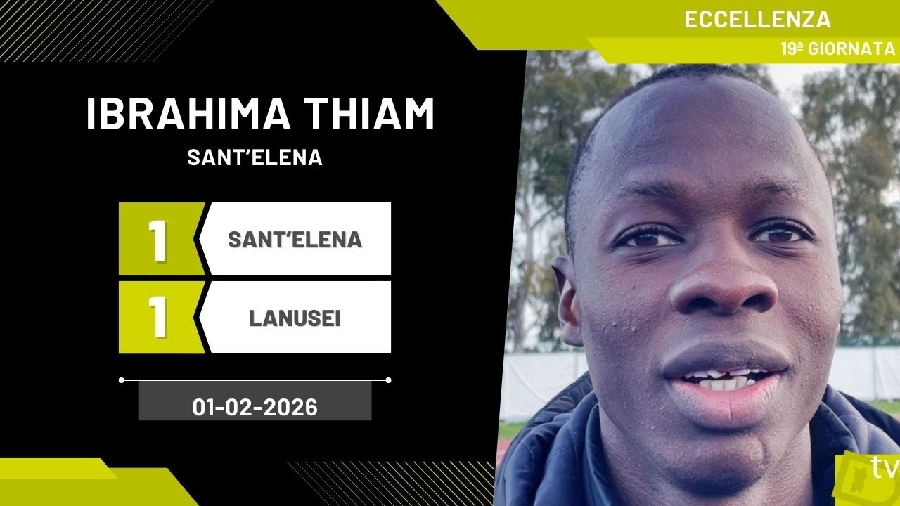 Ibrahima Thiam centrocampista Sant'Elena 01 02 2026   Diario Sportivo