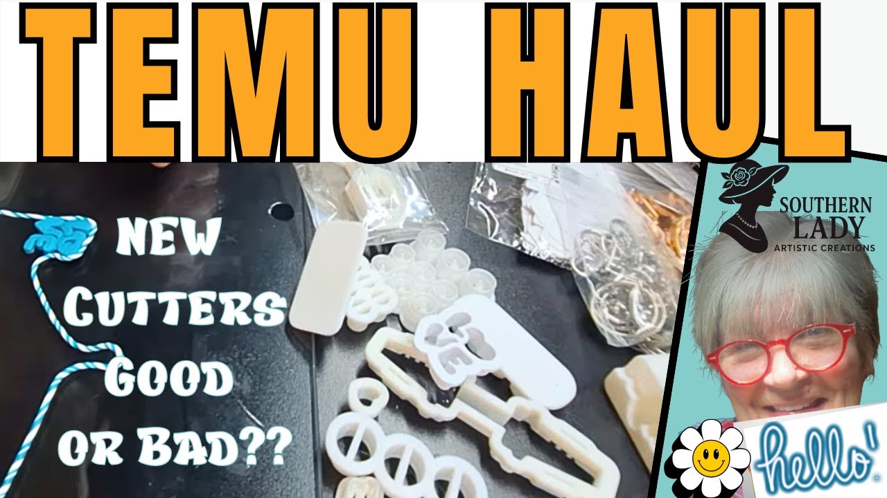 TEMU Polymer Clay Tools Haul | New Cutters Tested – Good or Bad?